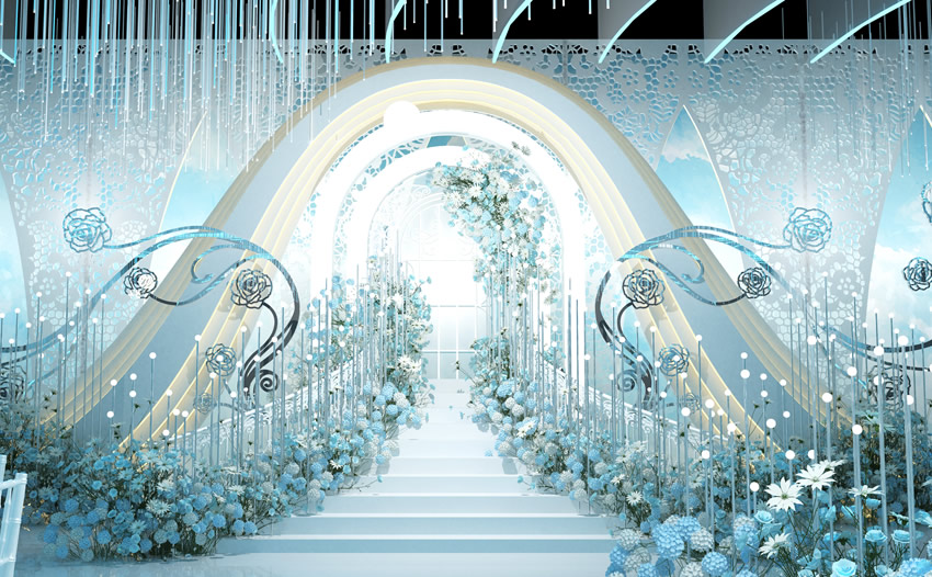 尉犁釡香烙馍村水晶厅效果展示